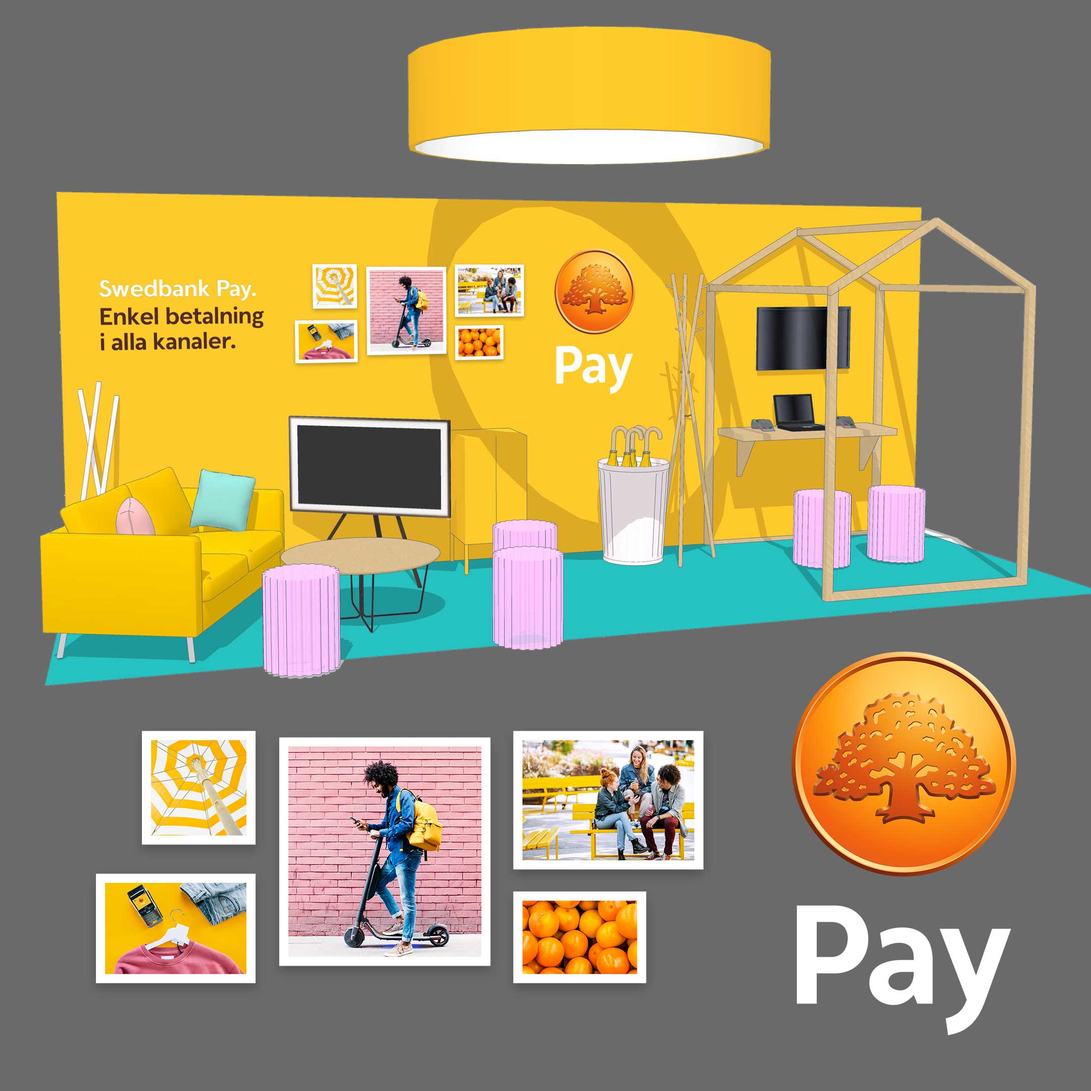 Swedbank Pay mässmonter