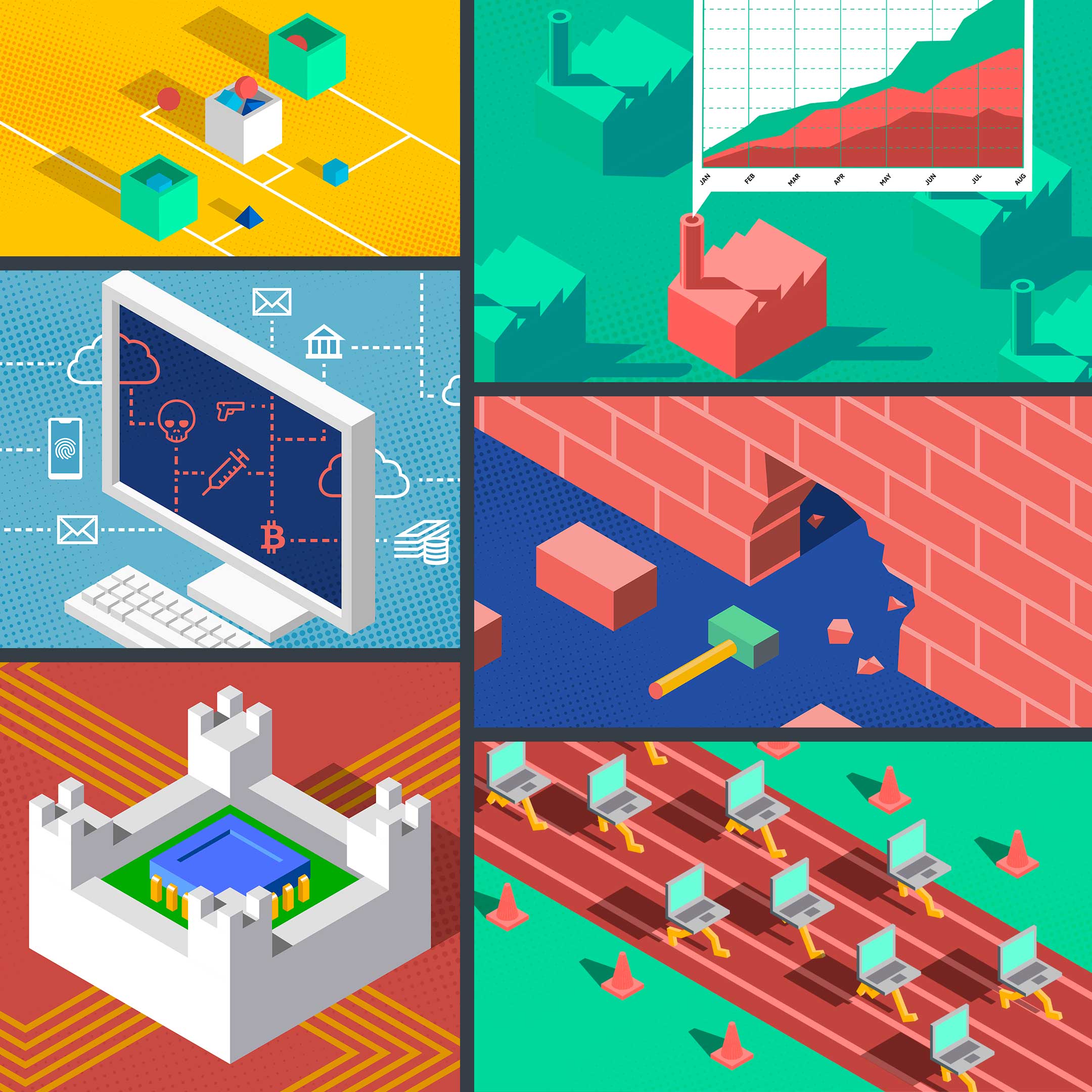 SEB Tech Blog illustrationer